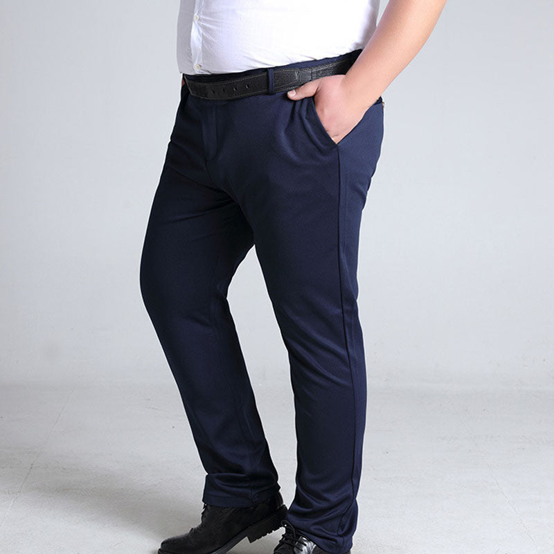 Men's Spring/Summer Elastic Pants | Plus Size