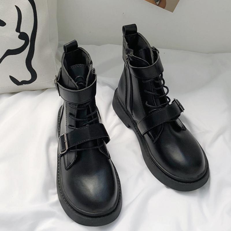 Women's Casual Leather Ankle Boots