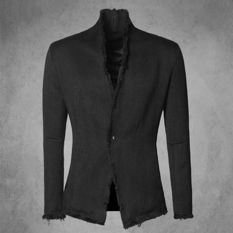 Men's Spring Casual Blazer With Stand Collar