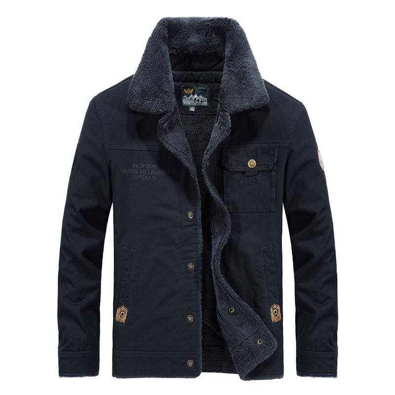 Men's Winter Casual Fleece Thick Jacket