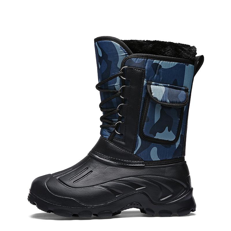 Men's Winter Casual Waterproof Rain Boots