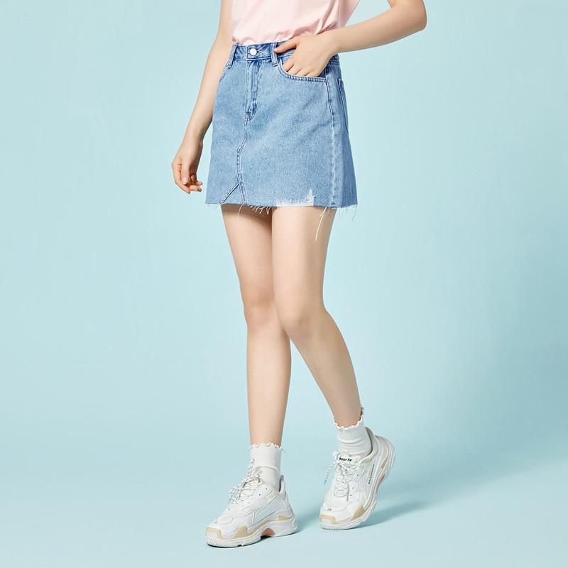 Women's Summer Denim Skirt | Plus Size