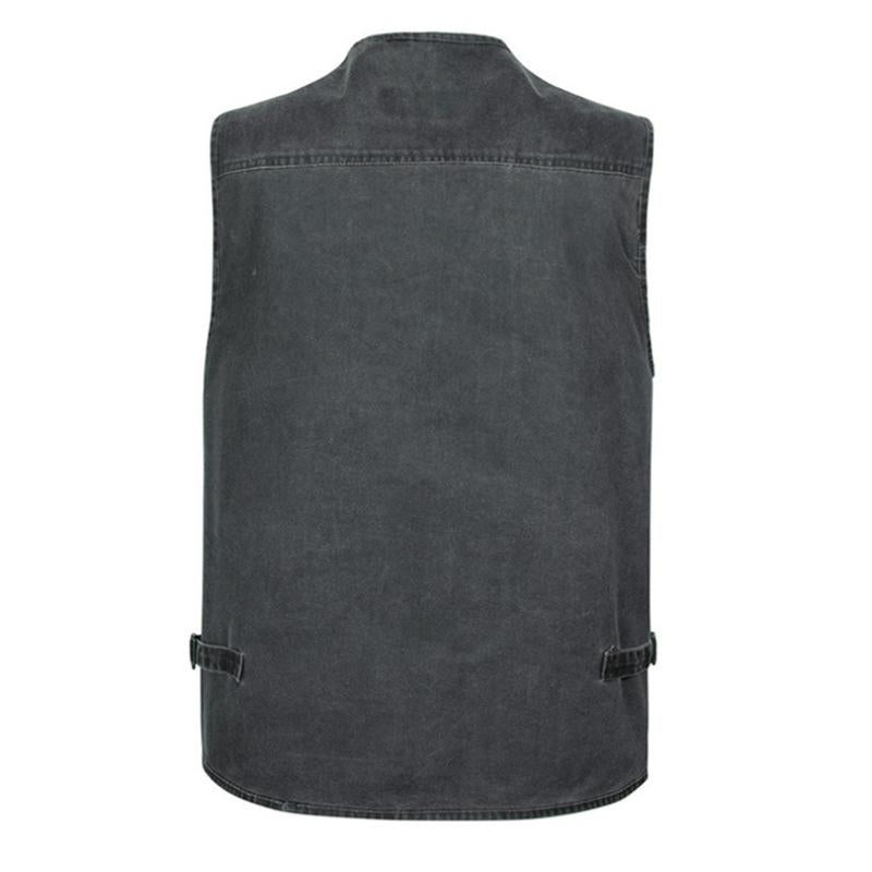 Men's Casual Cotton Vest | Plus Size