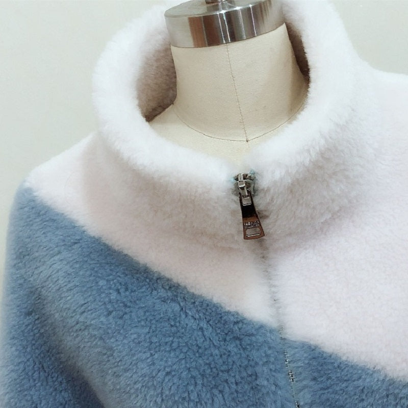 Women's Winter Casual Slim Wool Medium Coat