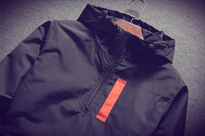 Men's Spring Casual Waterproof Hooded Jacket | Plus Size
