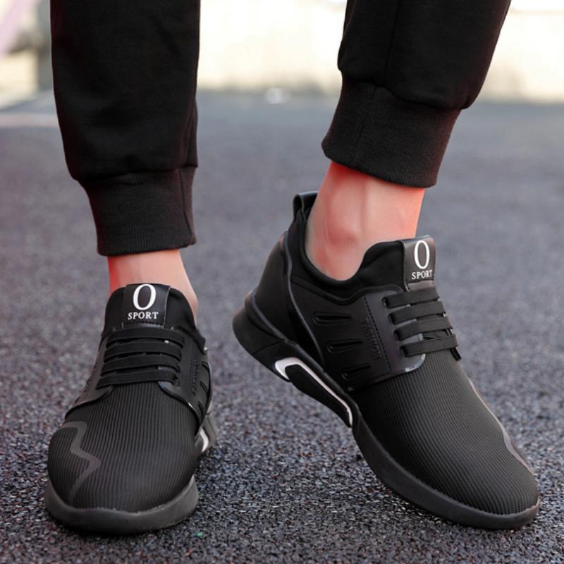Men's Casual Sneakers With Thick Sole