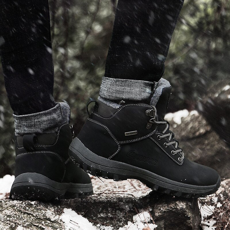 Men's Winter Warm Boots With Plush