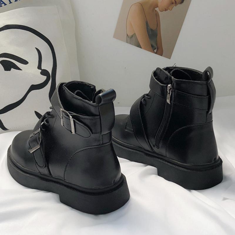 Women's Casual Leather Ankle Boots