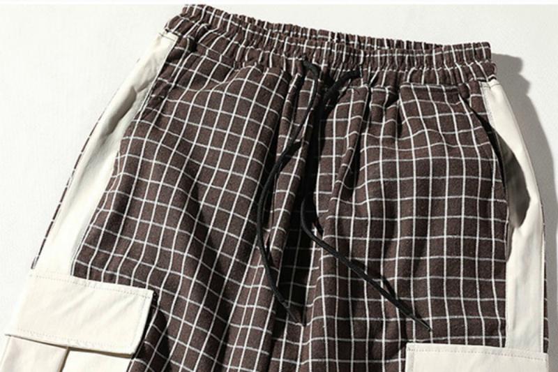 Men's Casual Plaid Joggers | Men's Cargo Pants