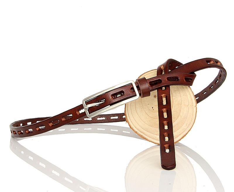 Women's Genuine Leather Belt With Pin Buckle