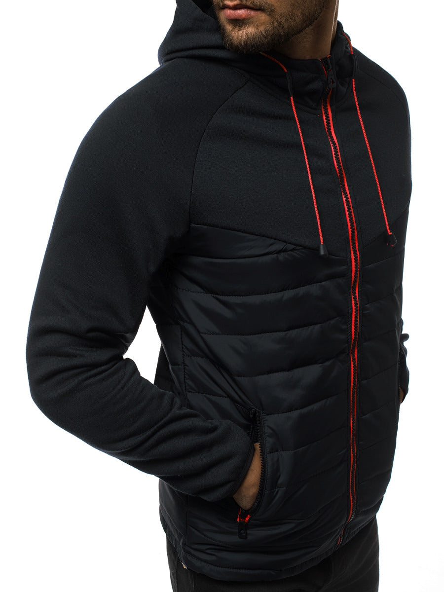 Men's Autumn/Winter Fleece Hooded Jacket