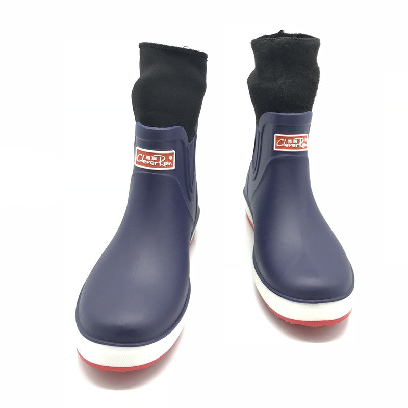 Men's Winter Waterproof Rain Boots