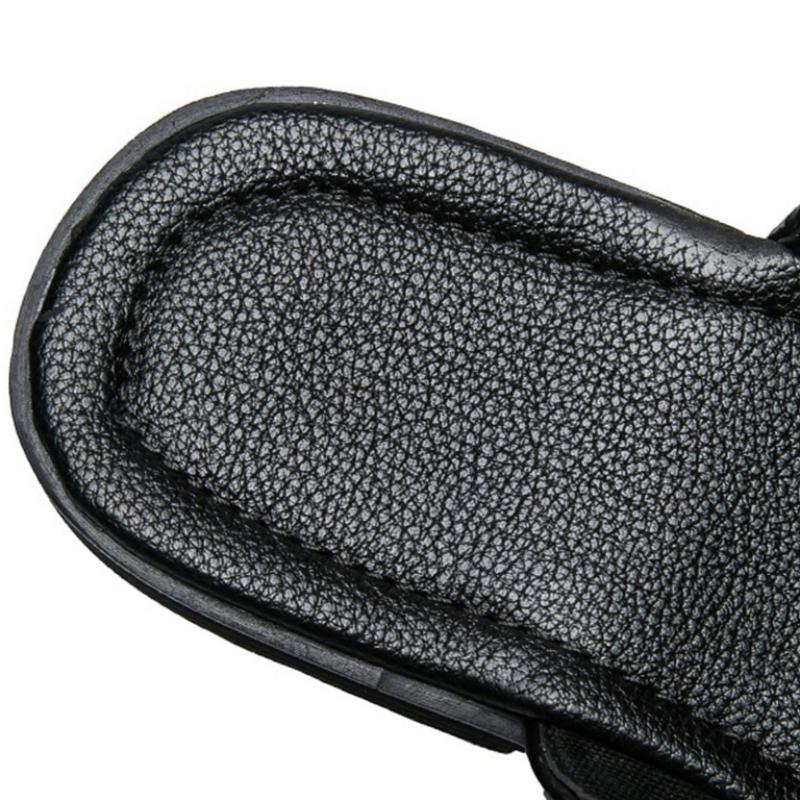 Men's Leather Lightweight Flip Flops