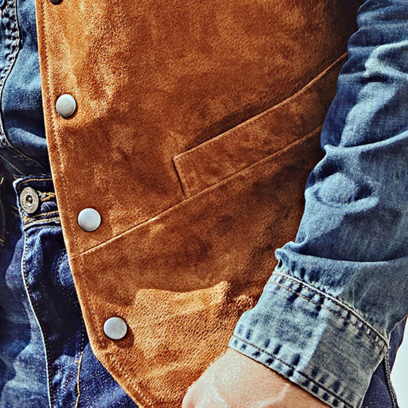 Men's Genuine Leather Vest