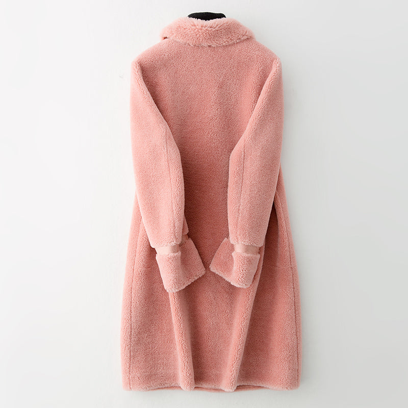 Women's Winter Casual Soft Long Wool Coat