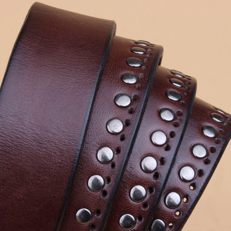Women's Casual Genuine Leather Belt With Pin Buckle