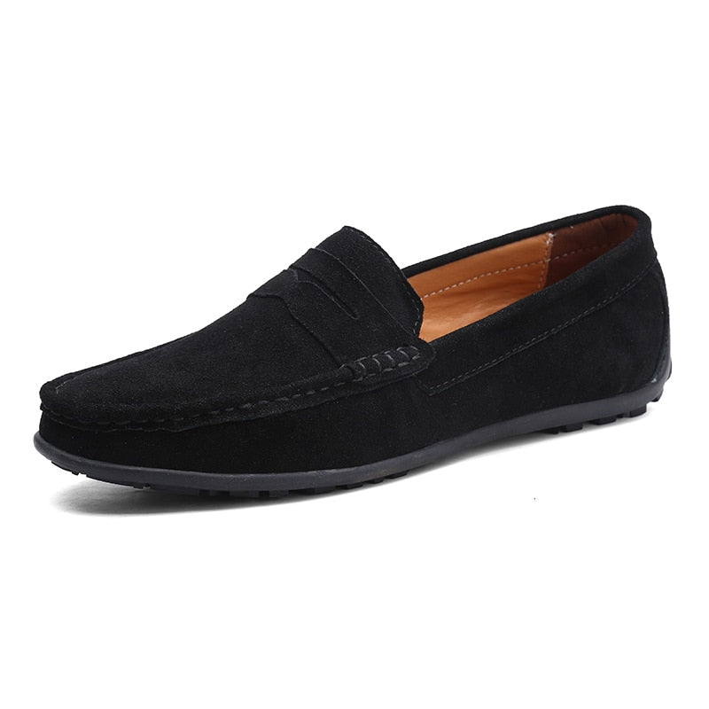 Men's Genuine Leather Casual Loafers | Driving Shoes