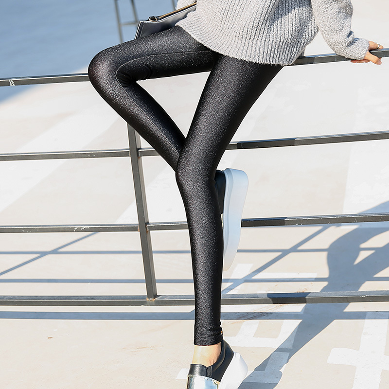 Women's Autumn/Winter Casual Polyester Slim Warm Leggings