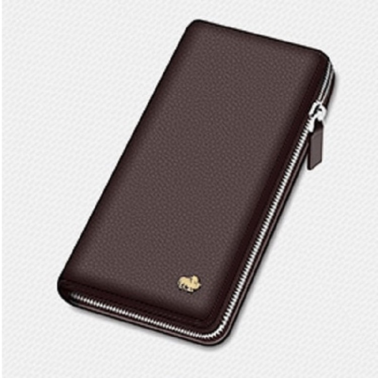 Men's Genuine Leather Wallet With Zipper
