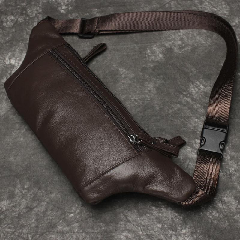 Men's Genuine Leather Waist Pack