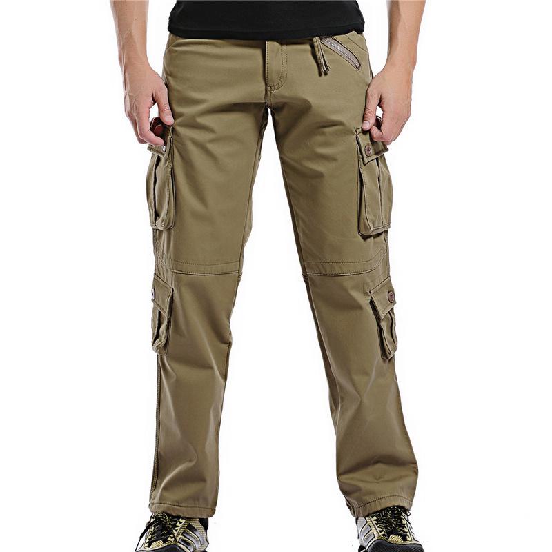Men's Winter Casual Thick Warm Cargo Pants