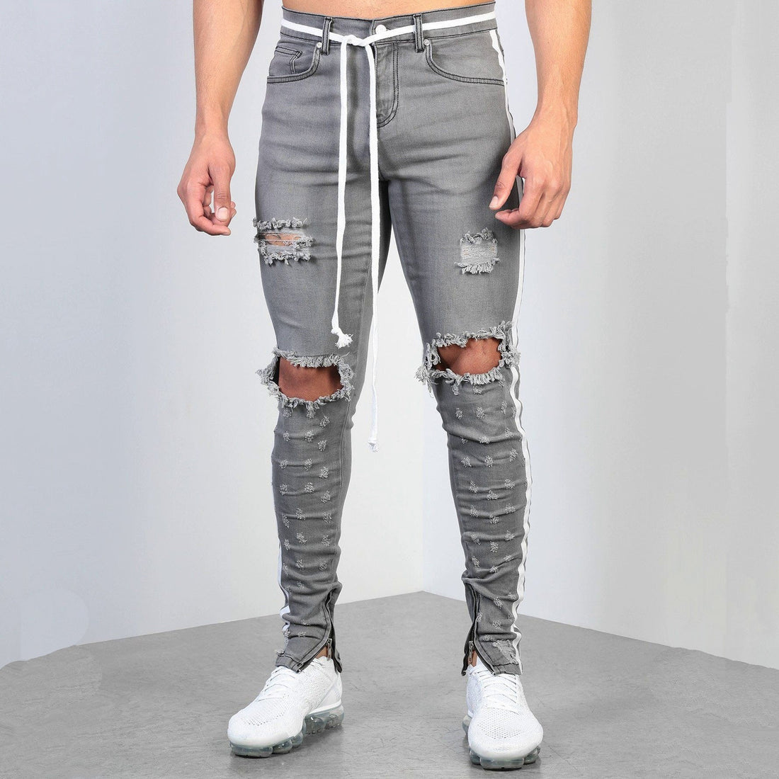 Men's Skinny Ripped Jeans