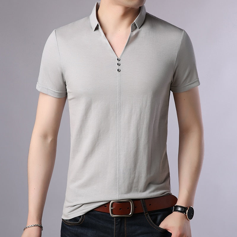 Men's Summer Solid Colored Polo