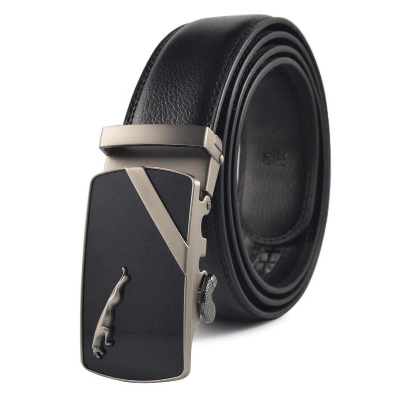 Men's Genuine Leather Belt With Metal Buckle