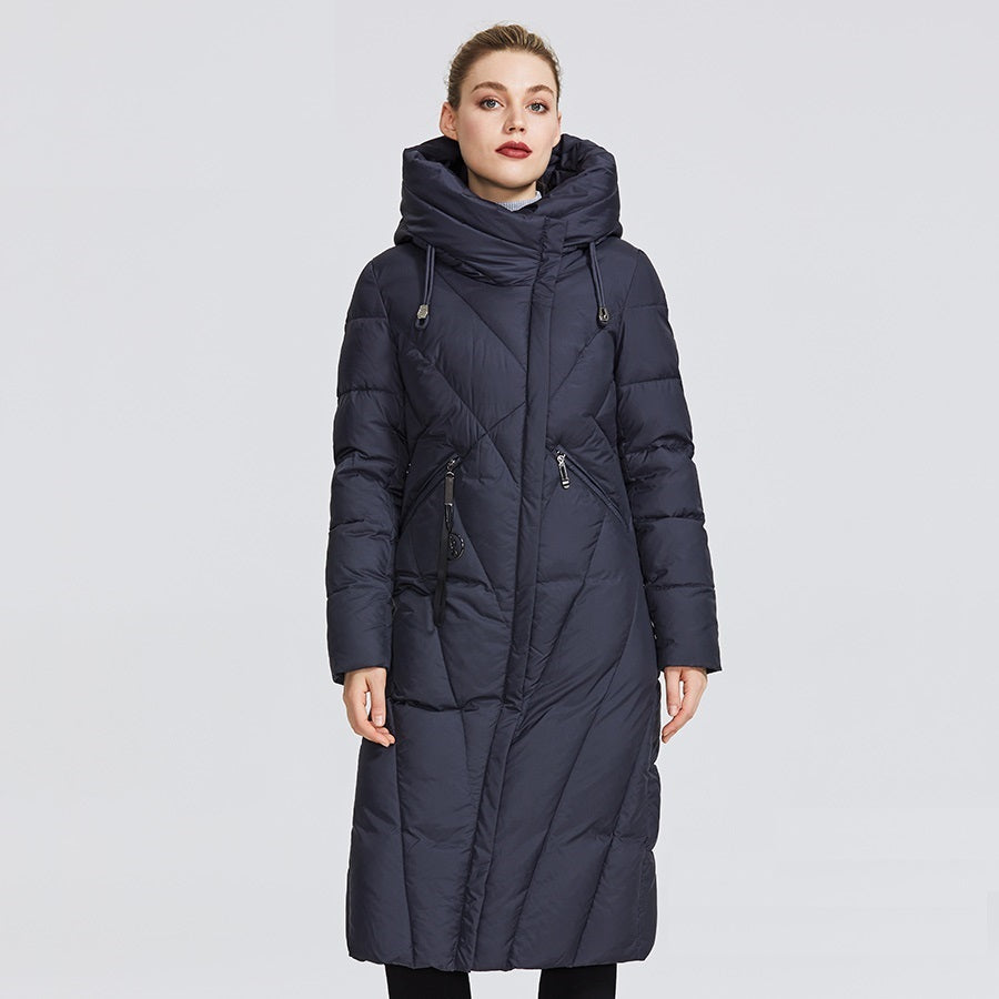 Women's Winter Windproof Thick Hooded Parka