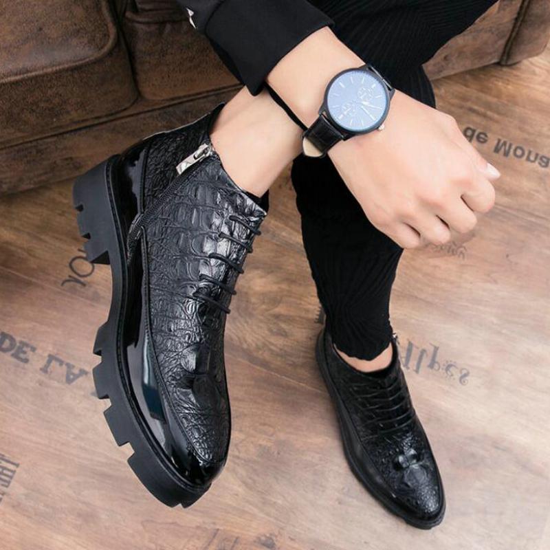 Men's Wedding Leather Boots