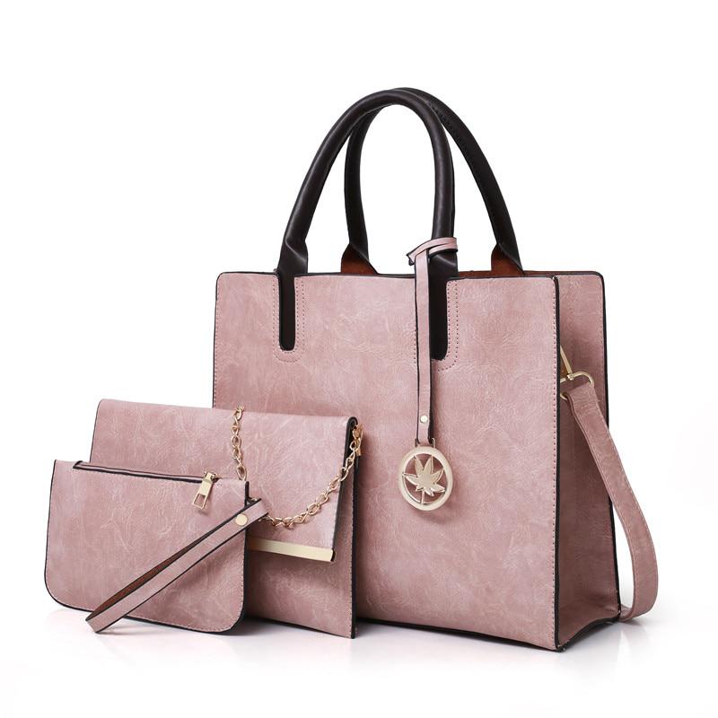 Women's Large Capacity Handbag | 3 Pieces Set