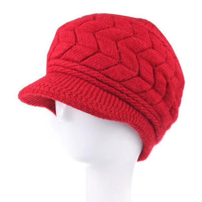 Women's Winter Warm Hat With Fleece Lining