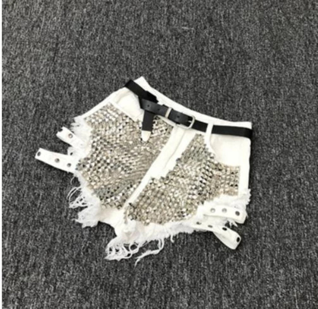 Women's Spring/Summer Denim High-Waist Shorts