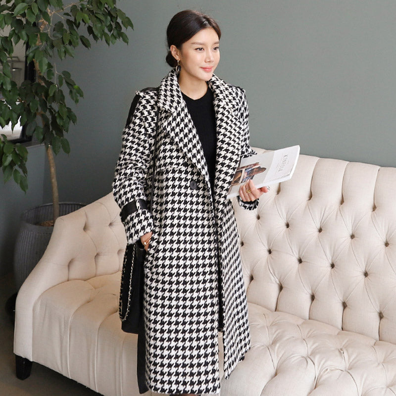 Women's Winter Casual Wool Loose Long Trench