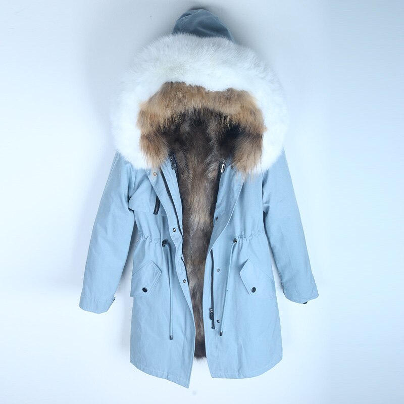 Women's Winter Casual Warm Slim Thick Parka With Fox Fur