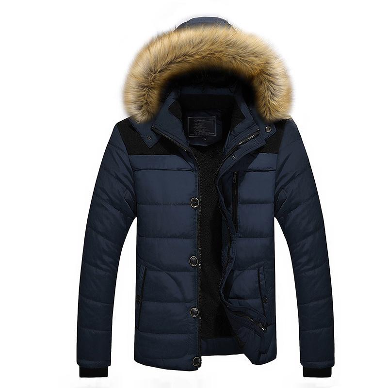 Men's Winter Casual Thick Hooded Coat | Plus Size