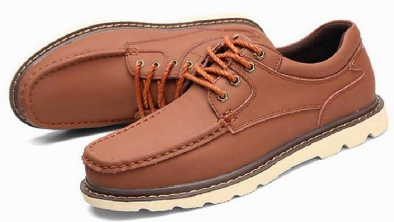 Men's Casual Genuine Leather Shoes | Plus Size