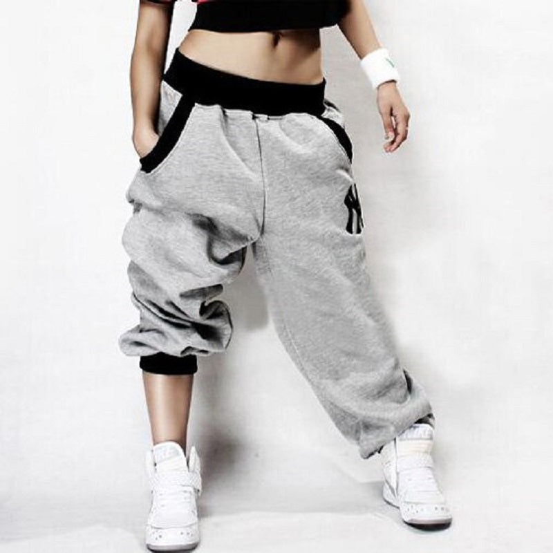 Women's Casual Low-Waist Loose Polyester Pants