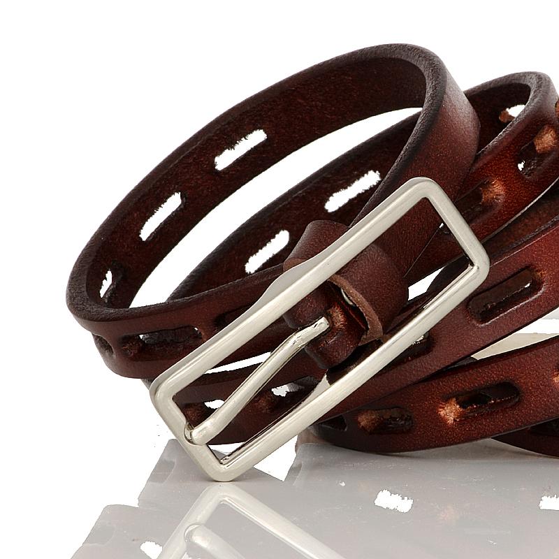 Women's Genuine Leather Belt With Pin Buckle