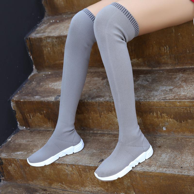 Women's Elastic Boots | Women's Slip-Ons