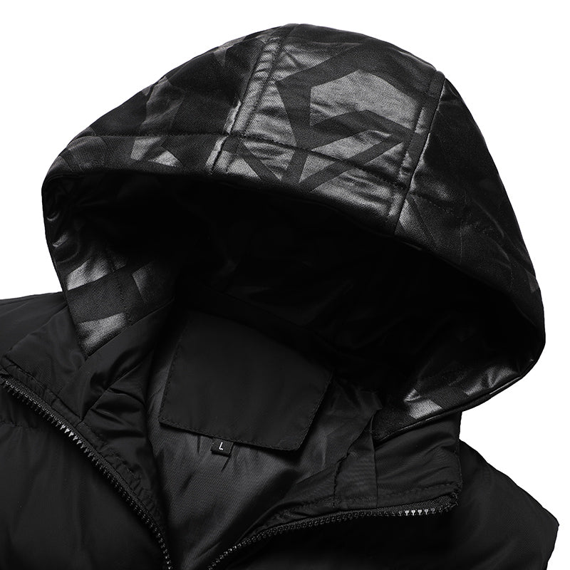 Men's Winter Windproof Hooded Vest