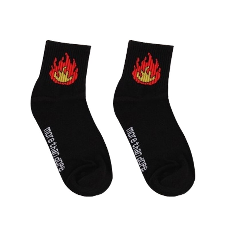 Women's/Men's Casual Cotton Socks With Print