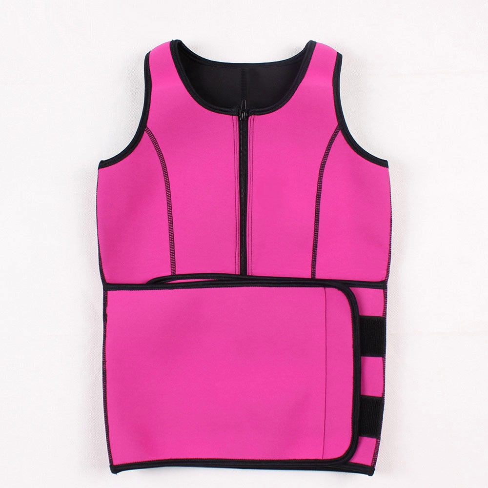 Women's Summer Slimming Vest With Waist Trimmer