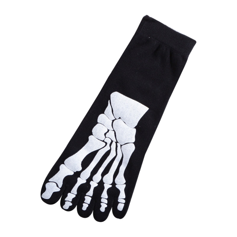 Women's/Men's Casual Cotton Socks With Skeleton Print