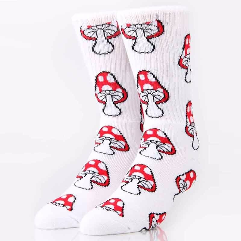 Women's/Men's Winter Casual Cotton Socks With Mushrooms Print