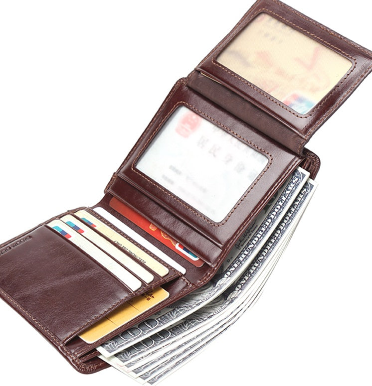 Men's Genuine Leather Wallet With Cardholder
