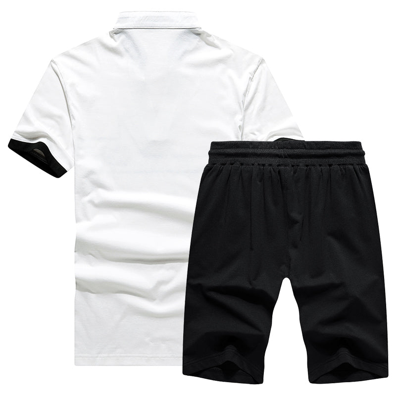 Men's Summer Casual Short Sleeved Tracksuit | Sport Shorts