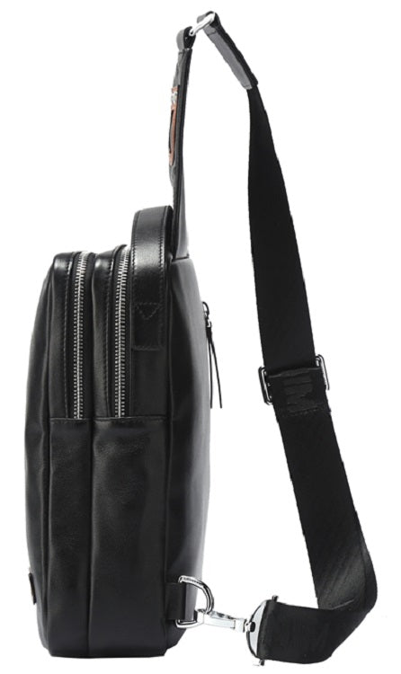 Men's Genuine Leather Chest Bag