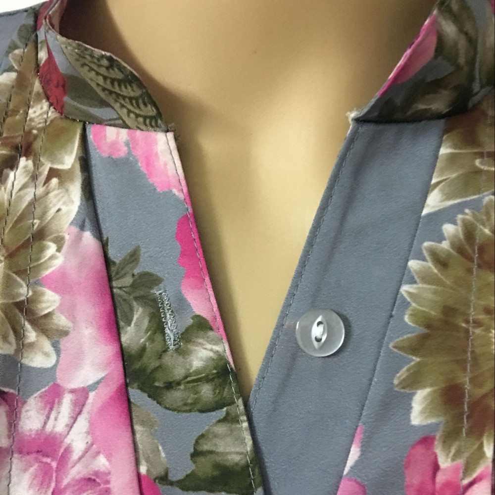 Women's Summer Casual V-Neck Floral Blouse | Plus Size