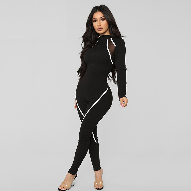 Women's Autumn Casual Spandex Long-Sleeved Skinny Fitness Suit